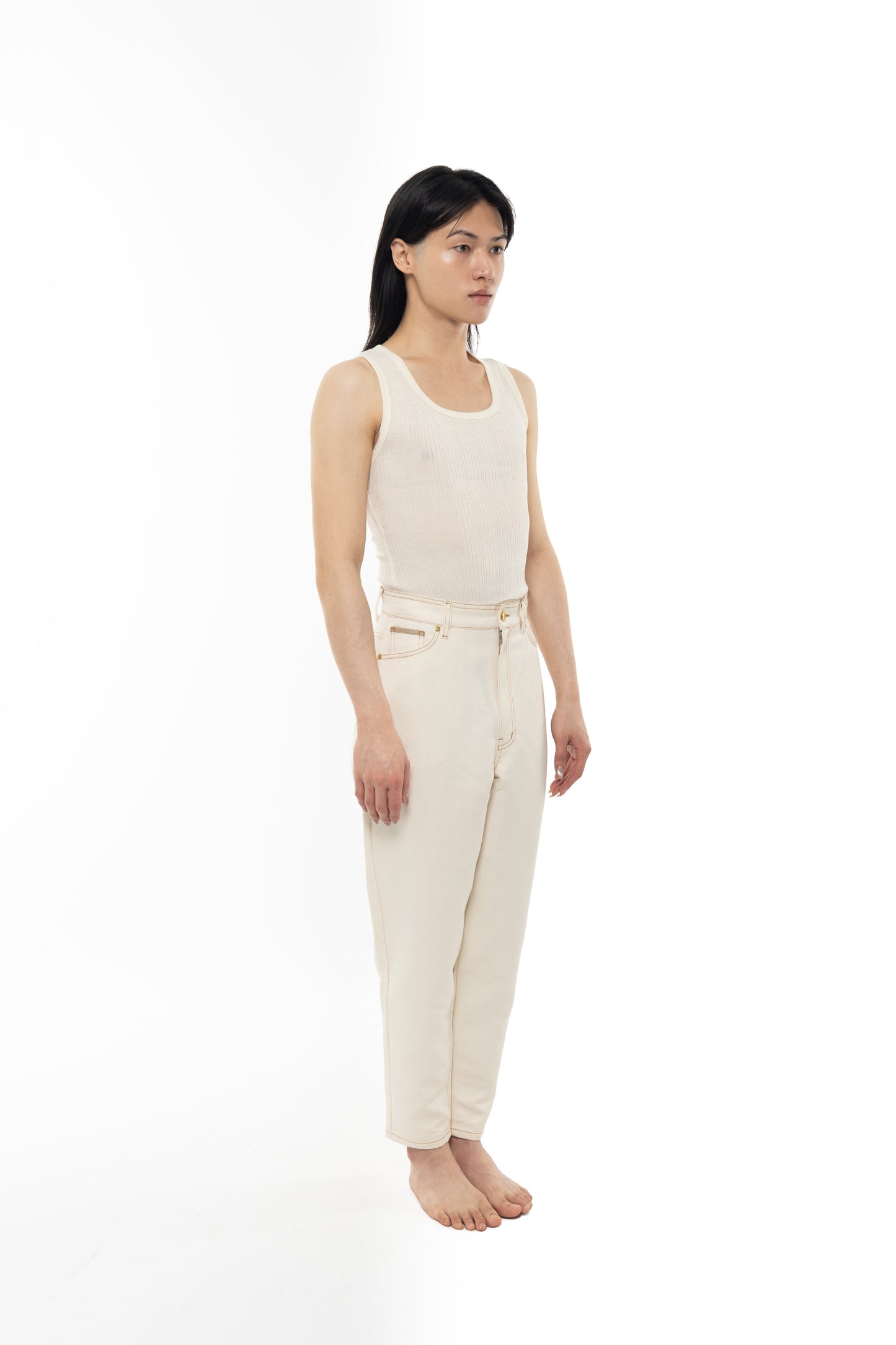 Silva écru - coton/lin