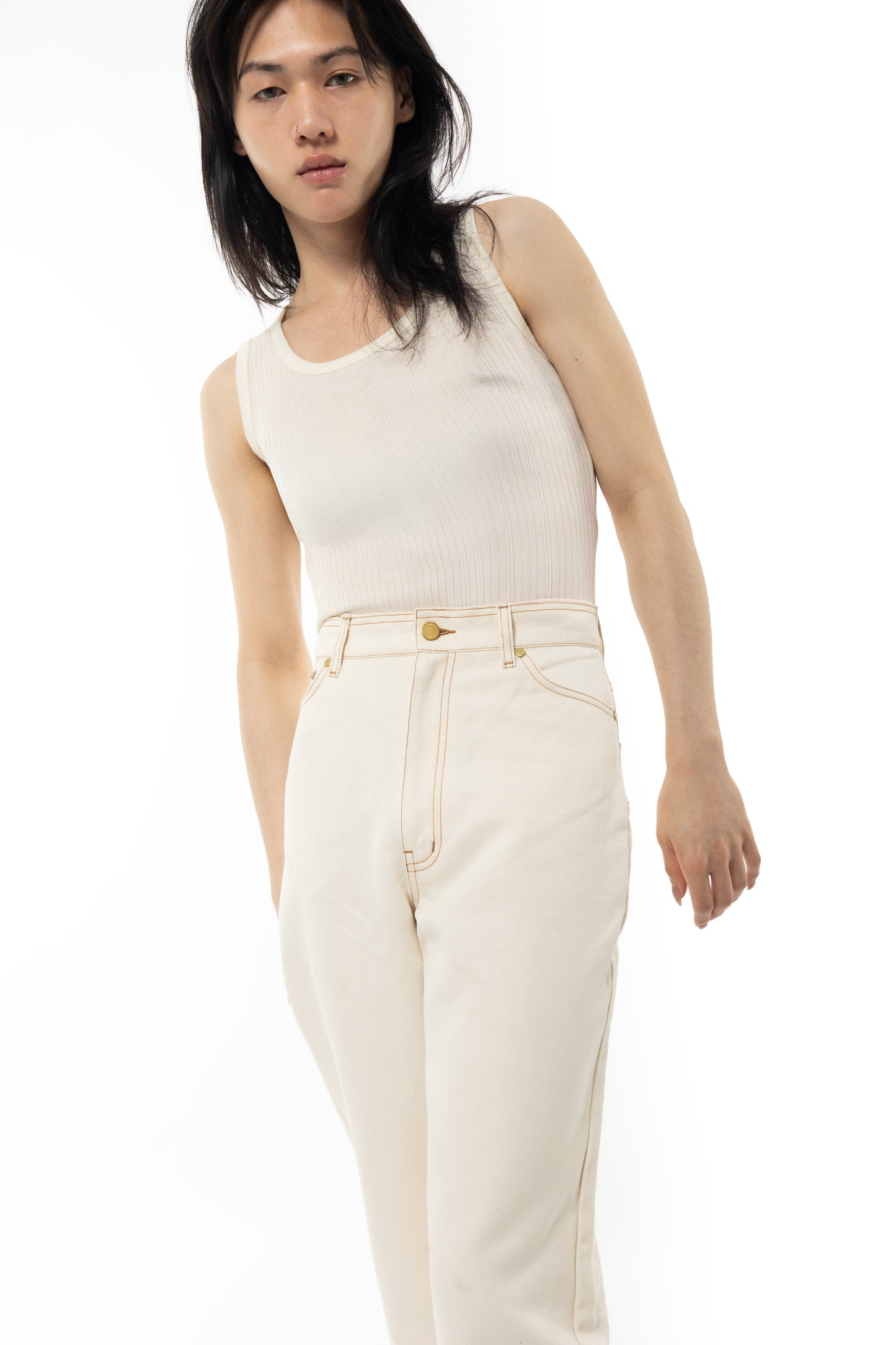 Silva écru - coton/lin